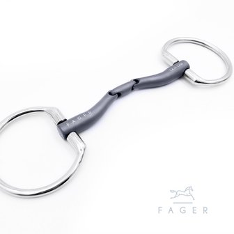 Mary anatomic titanium bradoon d-ring (Fager)